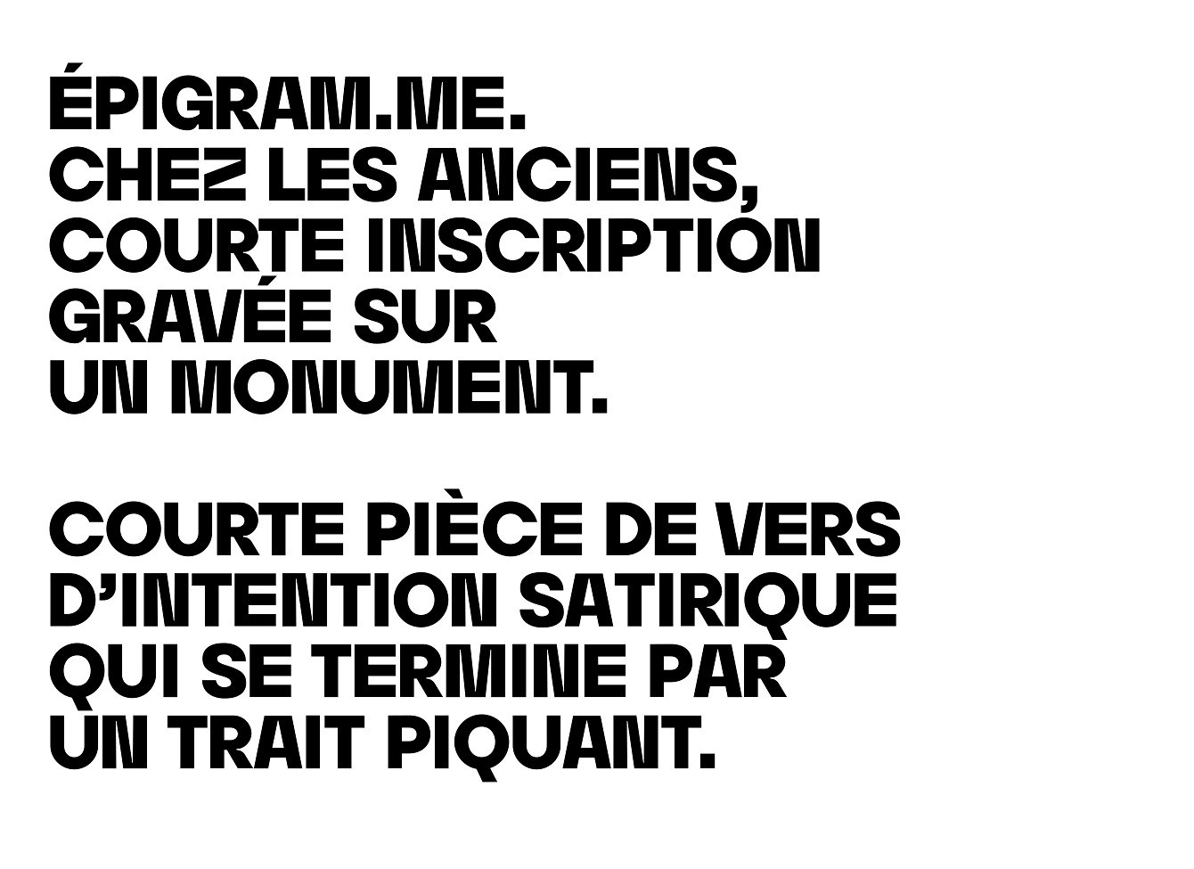 AF Epigram