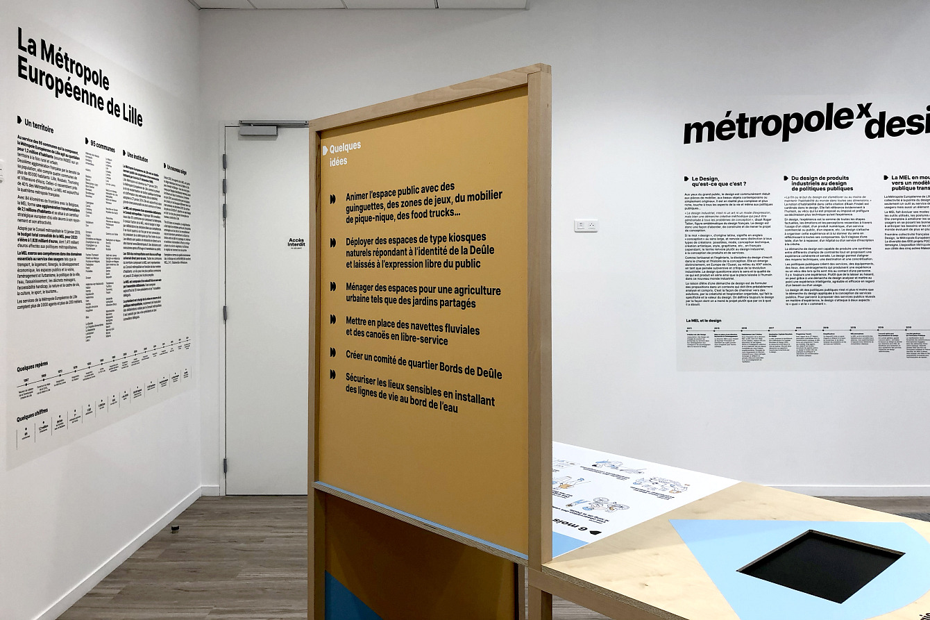 Métropole X Design exhibition