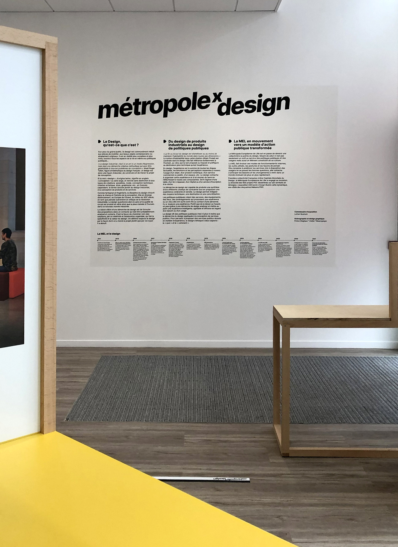 Métropole X Design exhibition